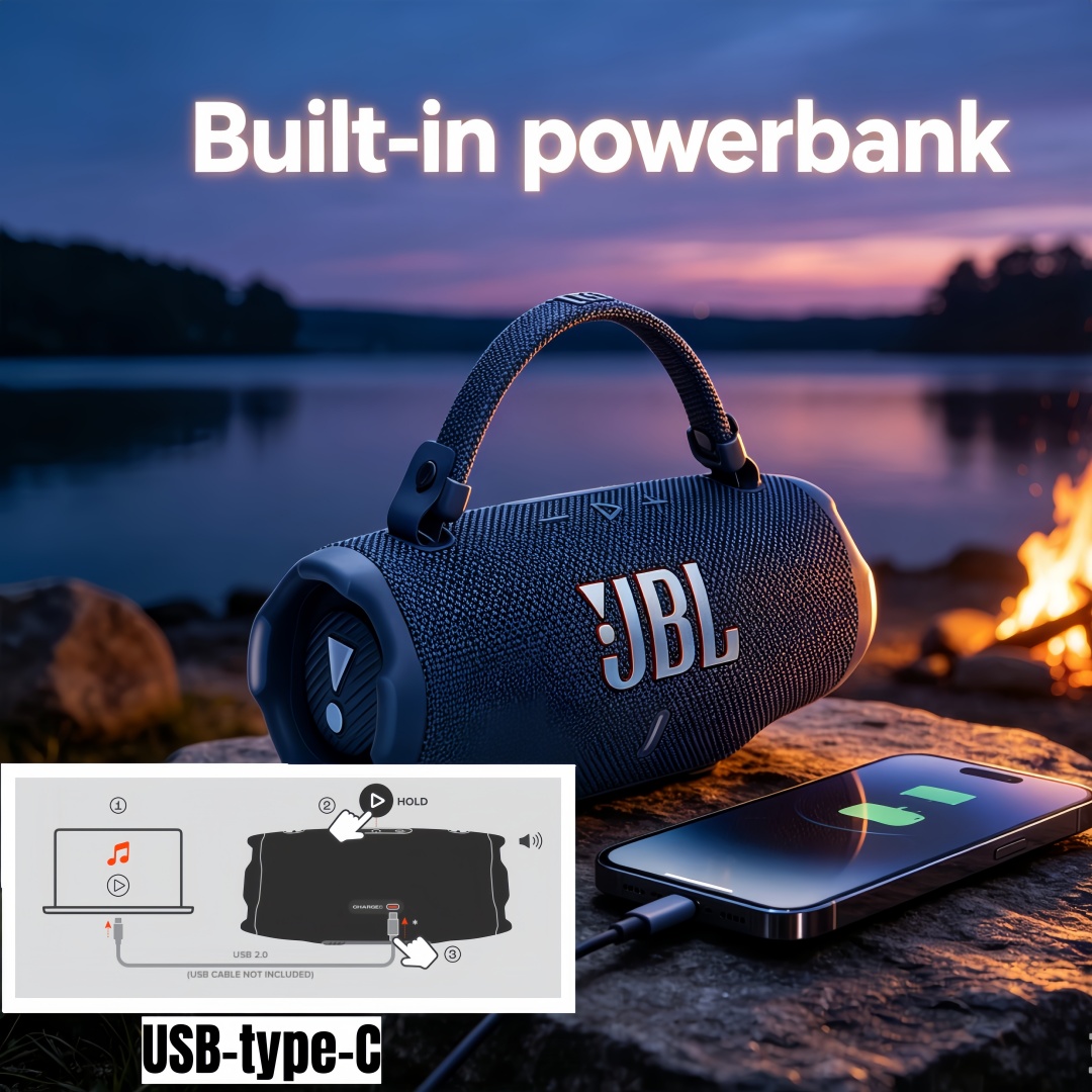 Caixa de Som Bluetooth Portáti - Jbl Speaker Charge 5 avaliação e preço